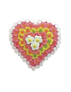 Flower Heart Cake 600gr | Ducaval | Envíos 24/48h