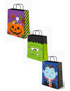 Bolsa Halloween surtido 18x10x24cm | Ducaval | Envías 24/48 horas 