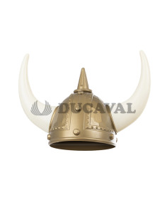 Casco vikingo 3 cuernos