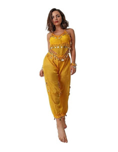 Traje monedas pantalon adt amarillo | Ducaval | Envíos 24/48 horas