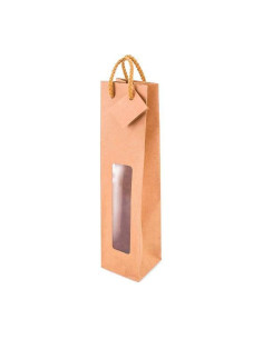 bolsa papel con ventana para vino I Ducaval I Envíos 24 48 horas