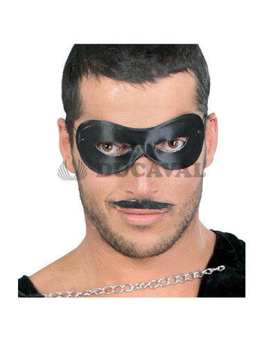 Antifaz pierrot negro