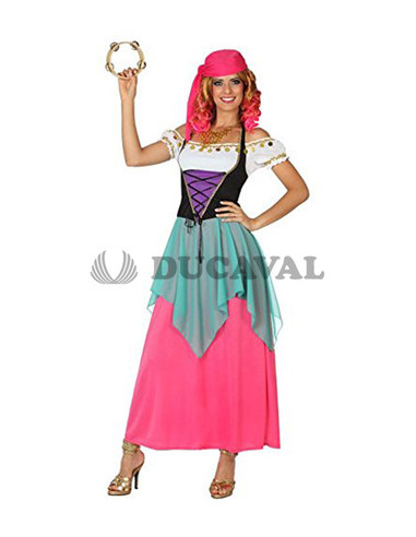 Disfraz gitana rosa  Disfraces Ducaval