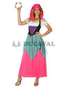 Disfraz gitana rosa  Disfraces Ducaval