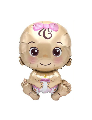 globo foil bebé rosa 45.5*70cm | Ducaval | Envías 24/48 horas 