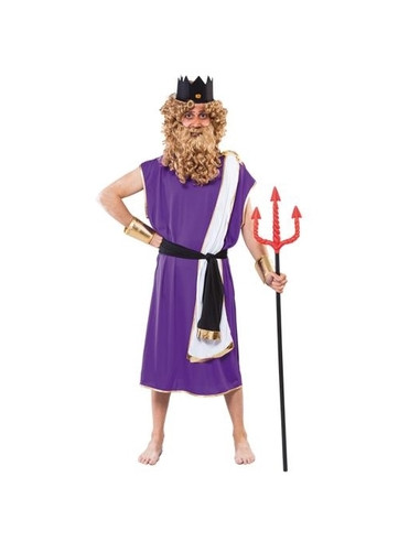 Disfraz Neptuno morado  Disfraces Ducaval