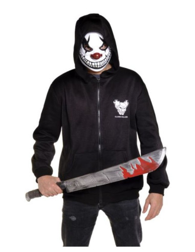 Disfraz de Payaso Asesino sudadera y mascara | Ducaval | Envías 24/48