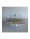 Bandeja stand con tapa 20,5X50,5cm con base | Ducaval | Envías 24/48 