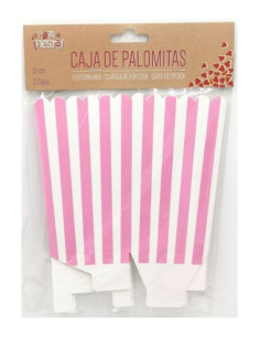 Caja palomitas rosa | Ducaval | Envíos 24/48h