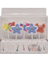 Velas forma de estrellas y peces  Disfraces Ducaval