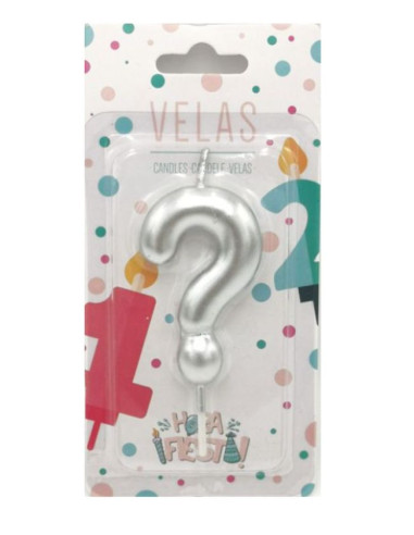 Vela simbolo ? plata | Ducaval | Envíos  24/48 horas