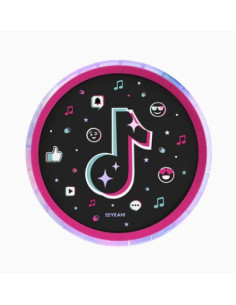 Plato llano music 17cm 8ud | Ducaval | Envías 24/48 horas 