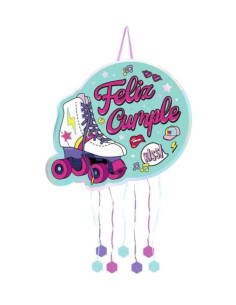 Piñata patines 46.2x41cm carton | Ducaval | Envías 24/48 horas 
