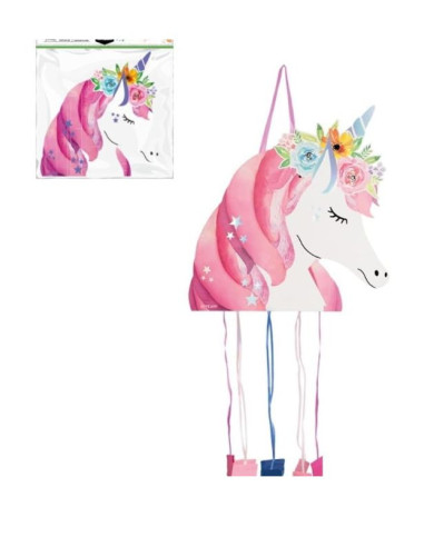  Piñata Unicornio 40x50 carton | Ducaval | Envías 24/48 horas 