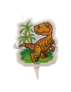 Display vela 2D dinosaurio 7,5cm | Ducaval | Envíos 24/48 horas