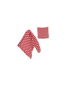 Pañuelo rojo lunar blanco | Ducaval | Envíos 24/48 horas