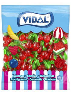 Cerezas gigantes de gominola 1kg | Ducaval | Envíos 24/48h