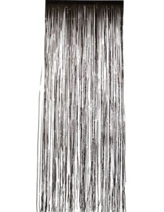 Cortina Negra Metálica 91 x 244cm  Disfraces Ducaval
