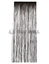 Cortina Negra Metálica 91 x 244cm  Disfraces Ducaval