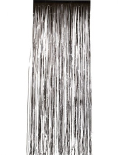 Cortina Negra Metálica 91 x 244cm  Disfraces Ducaval