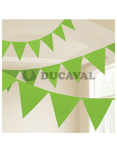 Banderín triángulos kiwi 10mts| Ducaval | Envíos 24/48h