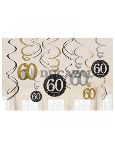 Colgante espiral celebración 60 años