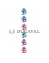 Decoración cascada column 30 años