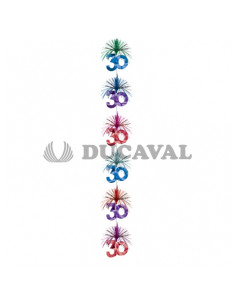Decoración cascada column 30 años