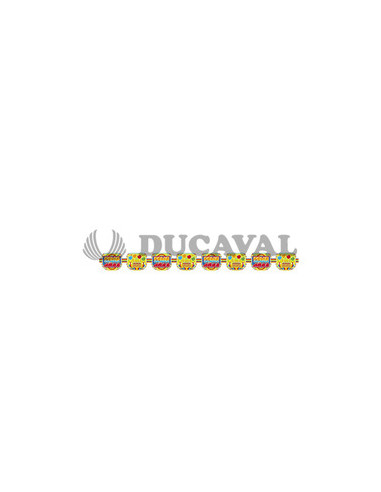 Guirnalda tarta feliz cumple  Disfraces Ducaval