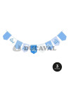 Guirnalda baby shower boy 4.2 metros