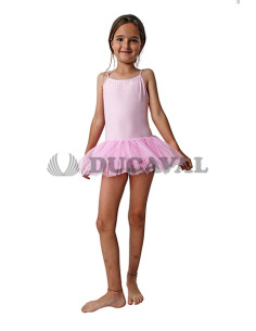 Body con tutú rosa infantil