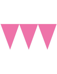 Banderines en color rosa 4.5m | Ducaval | Envíos 24/48h