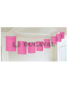 Guirnalda farolillos rosa 3.65mts. | Ducaval | Envíos 24/48 horas