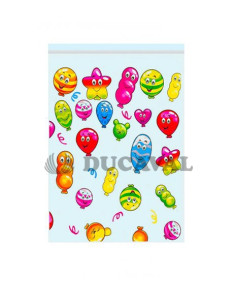 Bolsas decorada con solapa adhes 20x30 100ud| Ducaval |