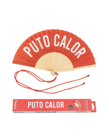 Abanico "puto color" rojo | Ducaval | Envías 24/48 horas 