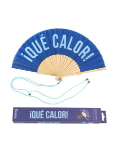 Abanico "¡Que calor!" azul | Ducaval | Envías 24/48 horas 