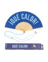 Abanico "¡Que calor!" azul | Ducaval | Envías 24/48 horas 