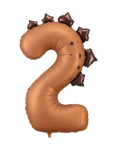 GLOBO FOIL NUMERO DINO | Ducaval | Envías 24/48 horas 
