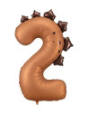 GLOBO FOIL NUMERO DINO | Ducaval | Envías 24/48 horas 