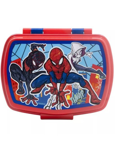 Sandwichera rectangular Spiderman | Ducaval | Envías 24/48 horas 