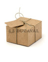 Cajas papel kraft con cuerda 10ud  Disfraces Ducaval