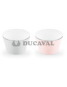 Cupcake rosa y gris 4.8X7.6X4.6cm  Disfraces Ducaval
