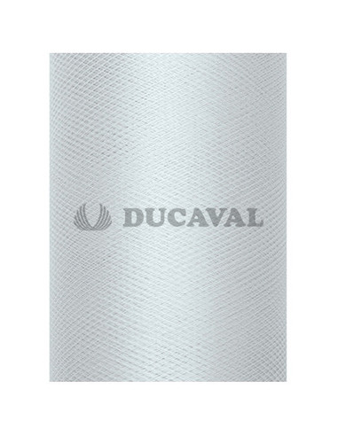 Cinta gris tul 80cm X 9m  Disfraces Ducaval