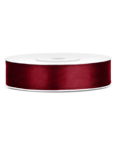 cinta rojo intenso satín 1.2cmx25mts I Ducaval I Envíos 24/48h