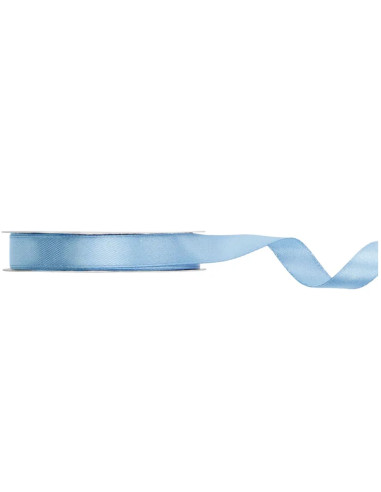 Cinta azul cielo satín 1.2cm x 25mts | Ducaval | Envías 24/48 horas 