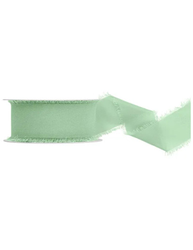Cinta chiffon verde 40mm 10mts | Ducaval | Envías 24/48 horas 
