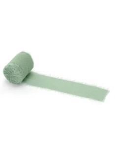 Cinta chiffon pistacho 40mm 5mts | Ducaval | Envías 24/48 horas 