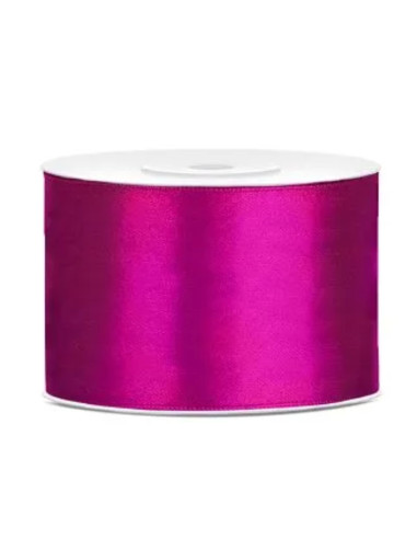 Cinta fucsia satín 5cmX25m  Disfraces Ducaval