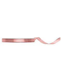 Cinta rosa empolvado satín 6mm x 25tmts