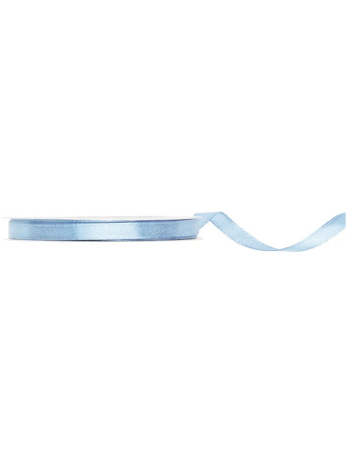 Cinta azul cielo satín 6mm x 25tmts I Ducaval I Envíos 24/48h